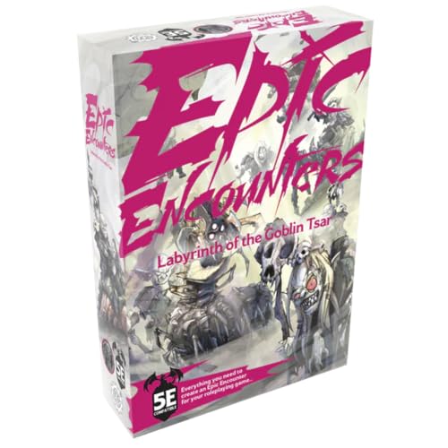 Epic Encounters: Labyrinth of The Goblin Tsar – 20 Unpainted Miniatures by Steamforged Games – Compatible with DND Dungeons and Dragons and Other Tabletop RPG TTRPG Games