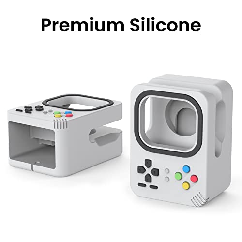 Delidigi Charger Stand (Charger Not Included) Compatible with Apple Watch Ultra 3 2 1, SE 3 2 1, Series 11 10 9 8 7 6 5 4 3 2 1 Silicone Charging Holder Dock - color: Grey