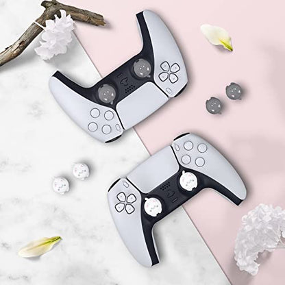 PlayVital Cute Thumb Grip Caps for ps5, Edge, ps4 Controller, Silicone Analog Stick Cover for Xbox Series X/S, Elite Series 2 Controller, Thumbstick Caps for Switch 2 Pro Controller - Cutie Kitty - color: Cutie Kitty