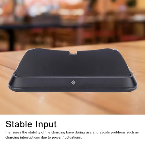Yoidesu PS Portal Game Console Charger Dock, Stand with RGB Light Effect, Portable Game Console Charge Holder, Station for PS Portal (Black)