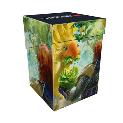 Ultra Pro - Final Fantasy x Universes Beyond Gysahl Greens 100+ Deck Box for Magic: The Gathering | Trading Card Accessories, Collectible Card Game Gear, Fantasy Gaming Supplies - style: Gysahl Greens