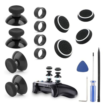 4Pack Thumbsticks for Xbox Series S/X Thumbstick Replacement forXBOX One/One S/X Sticks Caps Accessories with Repair Tools/Protective case