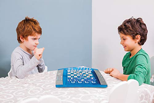 Lexibook, ChessLight Electronic Chess Game, LCG3000US | Touch-sensitive board, 64 difficulty levels, Light and sound effects - style: LCG3000US