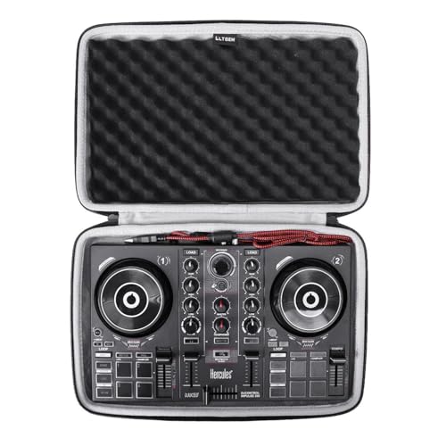 LTGEM DJ Controller Case for Hercules DJControl Inpulse 200 / DJControl Inpulse 200 MK2 - Hard Storage Travel Protective Carrying Bag (Case Only) - size: Hercules Inpulse 200