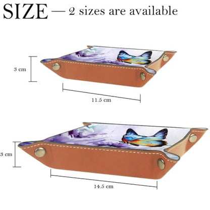 Butterfly Lavender Dice Tray Dice Rolling Tray Folding Dice Holder for Dice Games, Like RPG, DND and Other Table Games - color: Multi 15