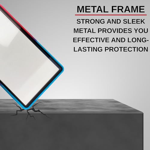 RedCap Magnetic Aluminum PSA Graded Card Holder 35PT Premium PSA Slab Protector Display Case with UV Resistant Glass Fits Standard PSA Graded Sports Trading Cards - Blaze Tide - color: Blaze Tide