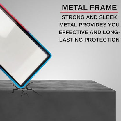 RedCap Magnetic Aluminum PSA Graded Card Holder 35PT Premium PSA Slab Protector Display Case with UV Resistant Glass Fits Standard PSA Graded Sports Trading Cards - Blaze Tide - color: Blaze Tide