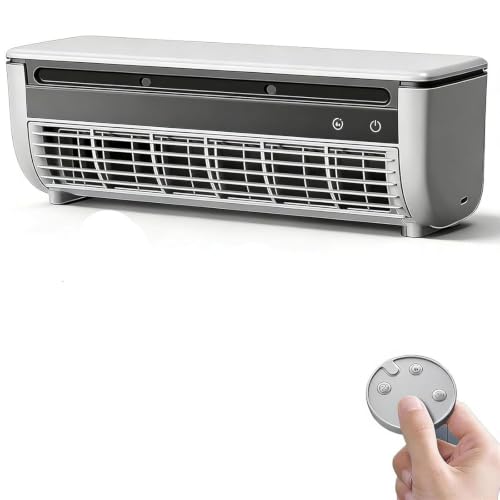 Wireless Charging Air Conditioner Fan, 2026 Upgrade Portable Wall Air Conditioner Cooling Mist Fan, Easy Install & No Drilling Wall Mounted Fans,10s Instant Cooling, for Kitchen & Bedroom (White) - color: White