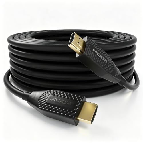 Fiber Optic HDMI Cable 8K 48Gbps 25FT High speed HDMI 2.1 Cord in-Wall CL3 Rated 10K@30Hz 8K@60Hz eARC HDCP 2.2/2.3 VRR ALLM Dynamic HDR10+ 3D Compatible with Switch Xbox PC Monitor TV Laptop PS4/PS5 - size: 25FT