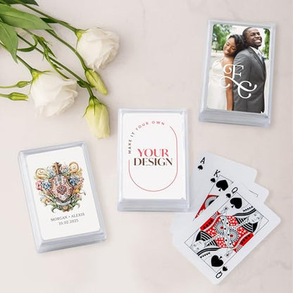 WEDDINGSTAR Custom Photo Printed Playing Card Favor (1, Your Design) - color: Your Design
