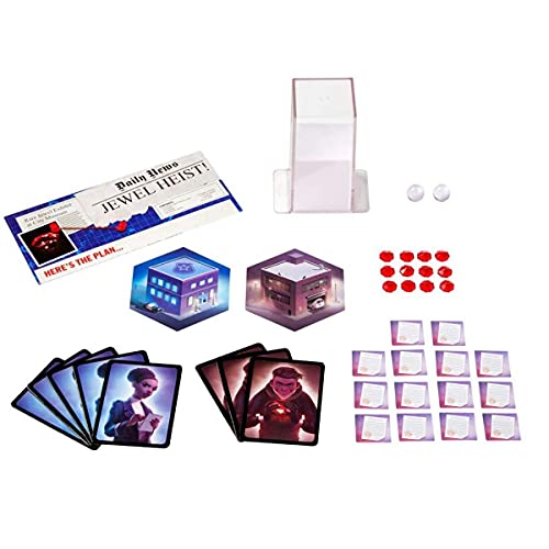 Mattel Jewel Heist Team Strategy Game with Board, Vault, Jewels - Mystery Role-Play Social Deduction for Adults, Family & Kids 13+