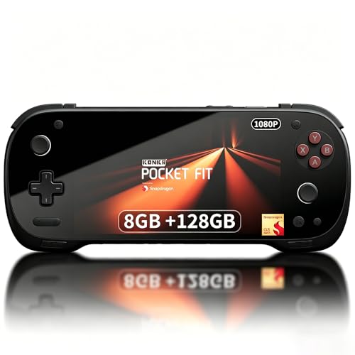 AYANEO Pocket FIT-6 Inches 1920x1080 (Screen Aspect Ratio:16:9‌) Touch screen Handheld Retro Video Game Console Android 14 OS Tablet PC 8GB,LPDDR5X,128GB Storage