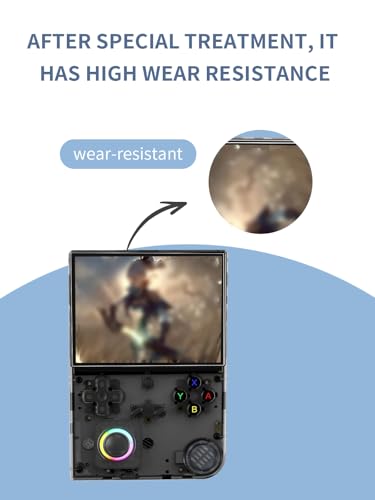 [3 Park] Screen Protector for RG40XX V 4.0 Inch Handheld Game Consoles Tempered Glass Film, Screen Protector for Anbernic RG40XX V Handheld Gaming Anti-Scratch & Sensitive & 9H Hardness