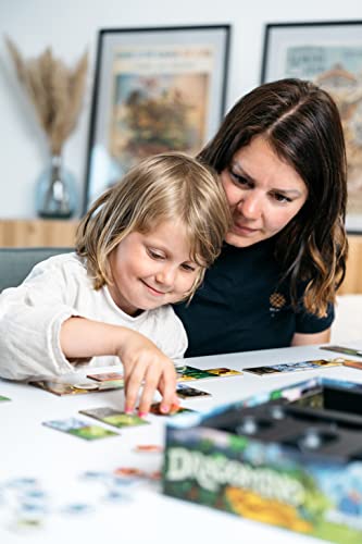 Tabletop Strategy Game, My First Kingdomino, Fun Kids & Adults Family Fantasy Board Game, 2-4 Players, Ages 5+, Dragomino by Blue Orange Games - style: Dragomino