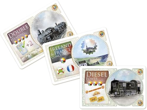 Asmodee Ticket to Ride United Kingdom + Pennsylvania Board Game Expansion - Strategy Game, Family Game for Kids & Adults, Ages 8+, 2-5 Players, 30-60 Minute Playtime | Train Route Strategy Game, Family Game for Kids & Adults, Ages 8+, 2-5 Players, 30-60 M