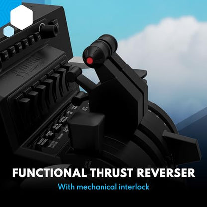 Honeycomb Aeronautical Throttle Pack for Airbus A319-A380 — Flight Simulator Controls Compatible w/Honeycomb Bravo Throttle Quadrant — Flight Sim Add-On w/Precision Control & Refriction Lock | Expands Honeycomb Bravo Throttle Quadrant for Airbus Aircraft,