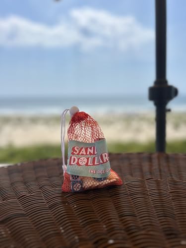 Sand Dollars Dice Game | Beach Game and Pool Game for the Whole Family | Screen for Kids Adults and Grandparents | Perfect for Vacation, Lake Cabins and Beach Houses