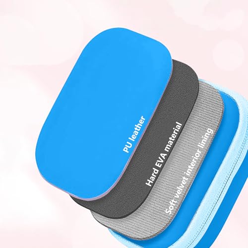 Leayjeen Kids Camera Case for Goopow/Mgaolo Kids Camera-Dark Blue | Fits CIMELR/Seckton/OZMI Kids Toy Cameras and Children Digital Camera,Shockproof Water-Resistant Hard EVA Shell(Case Only) - color: Blue-SY