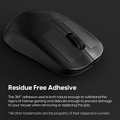 Pulsar Gaming Gears SUPERGRIP Un-Cut DIY Griptape Sweat Absorbing High Performance Universal Anti Slip Mouse Grip Tape Ultra-Thin 0.5mm (0.02in) Size 130 x 90mm (5.1 x 3.5in) - style: Un-Cut