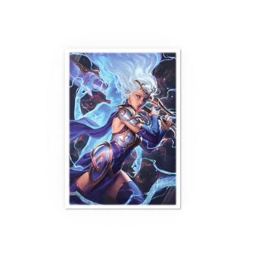 Dragon Shield | Flesh & Blood Art Sleeves | 100 CT - Smooth & Tough Premium TCG Sleeves | Compatible with Pokemon, One Piece & Magic the Gathering | Voltbound Duality - color: Voltbound Duality