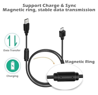 2 Pack 10ft Charging Cable Compatible with PS4 Controller, Play and Charger Cable Data Sync Cord Compatible with PlayStation 4 PS4 Controllers and Xbox One Controllers