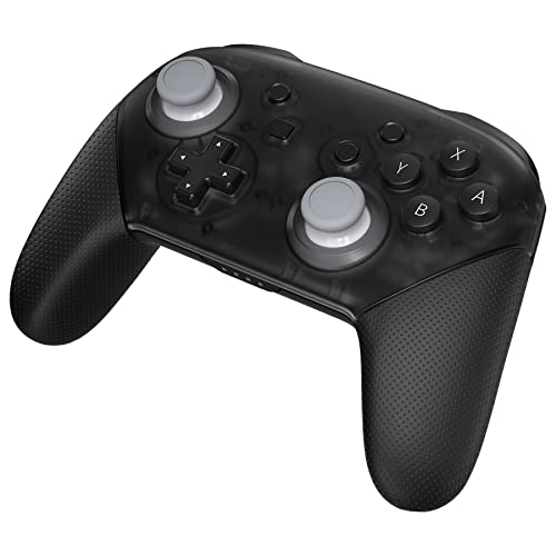 eXtremeRate Robot White & New Hope Gray Replacement 3D Joystick Thumbsticks, Analog Thumb Sticks with Cross Screwdriver for Nintendo Switch Pro Controller - color: New Hope Gray & Robot White
