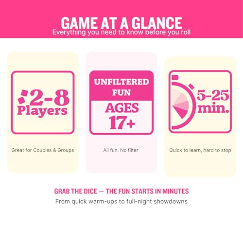 FU The Game Adult Party Dice Game for Game Night & Parties | Fast-Paced Icebreaker Game for Adults | Ages 17+