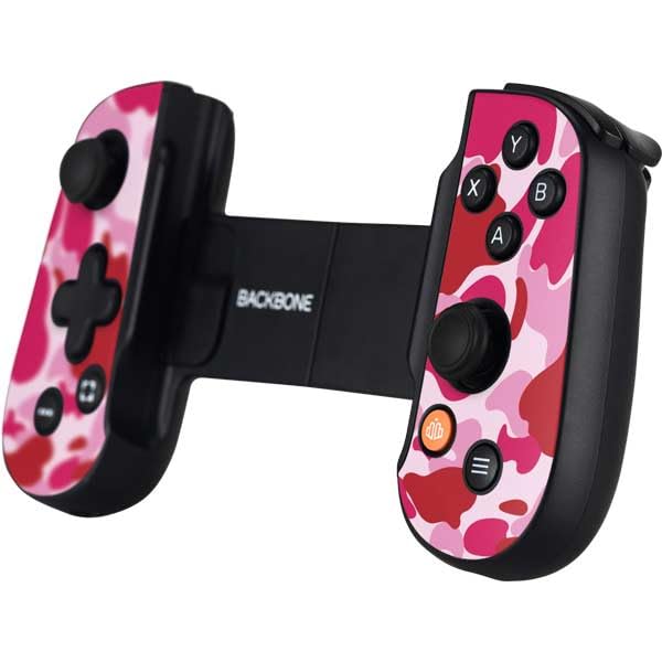 Skinit Decal Gaming Skin Compatible with Backbone One for iPhone Game Controller - Pink Street Camo Design - color: Pink - CAMBPE10