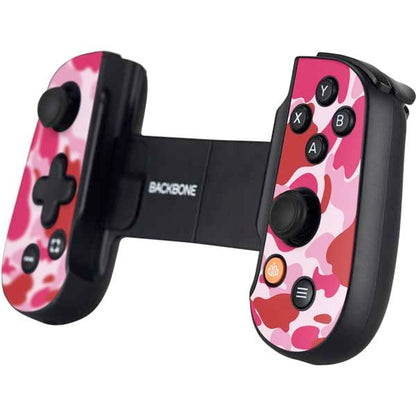 Skinit Decal Gaming Skin Compatible with Backbone One for iPhone Game Controller - Pink Street Camo Design - color: Pink - CAMBPE10