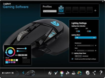 logitech G G502 Proteus Spectrum RGB Tunable Gaming Mouse, 12,000 DPI On-The-Fly DPI Shifting, Personalized Weight and Balance Tuning with (5) 3.6g Weights, 11 Programmable Buttons