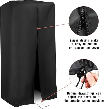 Arcade Machine Cover for Arcade1up Full Size PACMEN Deluxe Game Machine | 19x23x61,Waterproof Dustproof Heavy Duty Oxford Fabric,for Full Size Arcade1up Class Deluxe Electronic Video Game Machine - size: 19" x 23" x 61" for PAC-MAN Deluxe Arcade Machine