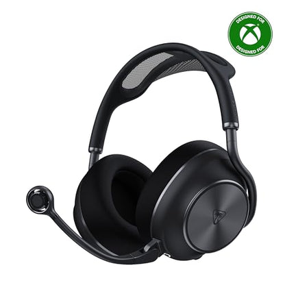 Turtle Beach Stealth Pro II Premium Wireless Gaming Headset for Xbox Series X|S, PS5, PS4, PC - Hi-Res Audio, Dolby Atmos, Active Noise Cancellation, Simultaneous Bluetooth, 24-bit Audio - Black - color: Black