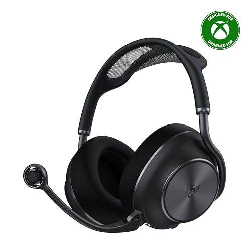 Turtle Beach Stealth Pro II Premium Wireless Gaming Headset for Xbox Series X|S, PS5, PS4, PC - Hi-Res Audio, Dolby Atmos, Active Noise Cancellation, Simultaneous Bluetooth, 24-bit Audio - Black - color: Black