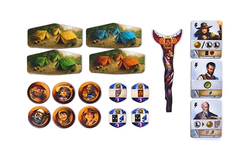 CGE Lost Ruins of Arnak: Expedition Leaders Board Game Expansion | Return to the island of Arnak as one of six leaders, using their unique skills to overcome new challenges and dangers.