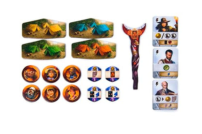 CGE Lost Ruins of Arnak: Expedition Leaders Board Game Expansion | Return to the island of Arnak as one of six leaders, using their unique skills to overcome new challenges and dangers.
