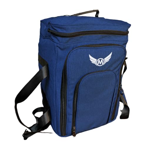Ultimate Board Game Travel Bag – Durable Storage Case for Up to 10 Games, Water-Resistant, Adjustable Strap & Handles – Perfect for Game Nights, Conventions & Tournaments (Parent) (Blue) - color: Blue