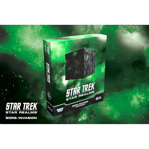 Star Trek: Star Realms - Borg Invasion - Expansion Deck Building Card Game, New Enemy Threat, Co-Op & Versus, TCC Style Combat, Ages 14+, 2-4 Player