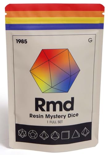 Sharp Edge Dice Set for DND for Dungeons and Dragons Ttrpg Games, Multi-Sided RPG Polyhedral Resin DND Dice Set | Collectable Dice (Resin Mystery Dice) - color: Resin Mystery Dice, size: Pack of 1