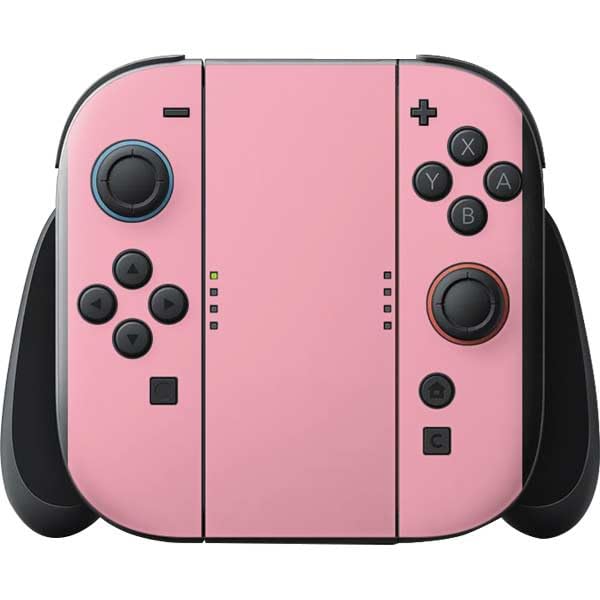 Skinit Decal Gaming Skin Compatible with Nintendo Switch 2 (2025) with Joy-Con - Light Pink Design - color: Pink - SOLIDX39