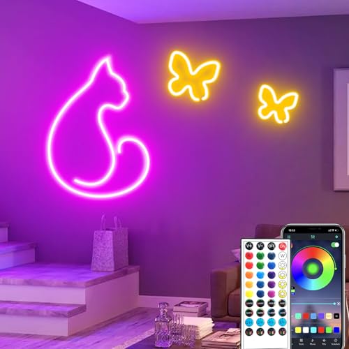 segrass 32.8FT Neon Rope Light,Flexible Led Rope Light Control with App/Remote,Multiple Modes Rope Lights,IP65 Outdoor RGB Led Neon Lights Waterproof,Music Sync Gaming Led Neon Light Strip for Bedroom - size: 32.8FT