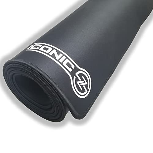 3XL Extended Gaming Mouse Pad/Mat 46"x20"(Black) - Large & Wide Desk Cloth Mousepad - Stitched/Water Proof/Non Slip Base - color: Black, size: 3XL 46"x20"
