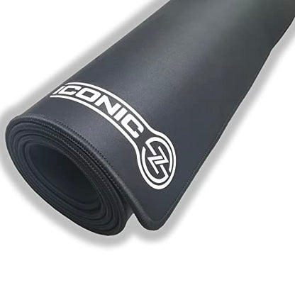 3XL Extended Gaming Mouse Pad/Mat 46"x20"(Black) - Large & Wide Desk Cloth Mousepad - Stitched/Water Proof/Non Slip Base - color: Black, size: 3XL 46"x20"