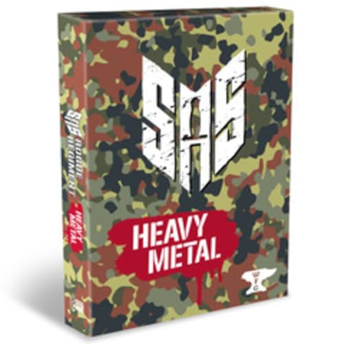 Word Forge Games: SAS Rogue Regiment - Heavy Metal Expansion - Strategy Board Game, WWII Stealth Action, Military Theme, Ages 14+, 1-4 Players, 60 Min - style: Heavy Metal