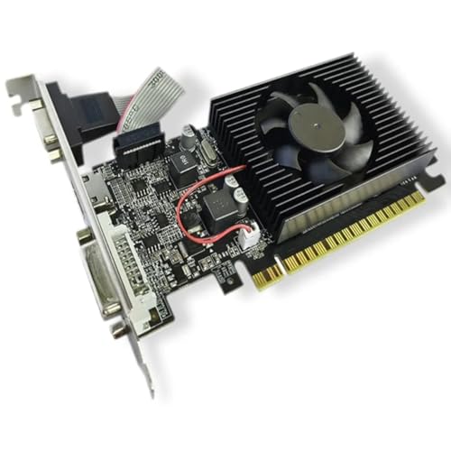 XUANMO NVIDIA GeForce 2.0 GT610 Low Profile PC 2GB Graphics Card 64bit 810MHZ, 2560x1600 PC Video Card, PCI Express 2.0, DVI VGA HDMI Video Gaming Graphics Card - color: GT610 2GB