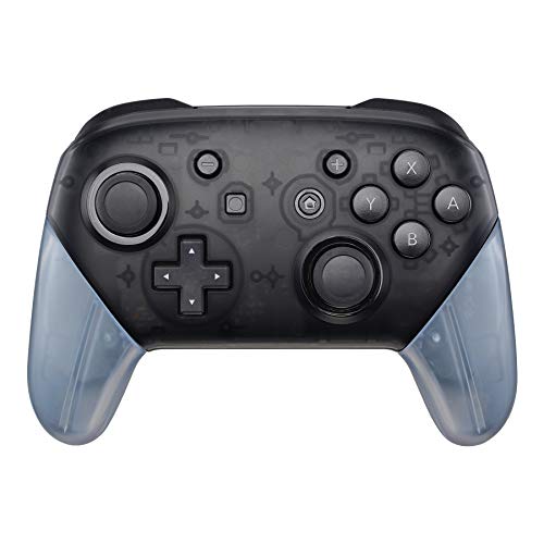 eXtremeRate Glacier Blue Replacement Handle Grips for Nintendo Switch Pro Controller, DIY Hand Grip Shell for Nintendo Switch Pro - Controller NOT Included - color: Clear Glacier Blue