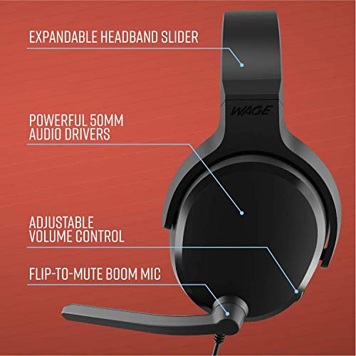 Wage Universal Gaming Headset - Black/Green (WMANY-N080) - color: Black/Green, style: Wage