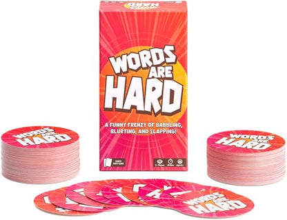 Lost Boy Entertainment Words are Hard - Party Games - Family Card Games - for Kids 8 and up - for Adults - Family Game Night - Travel Game - Creators of Piles!