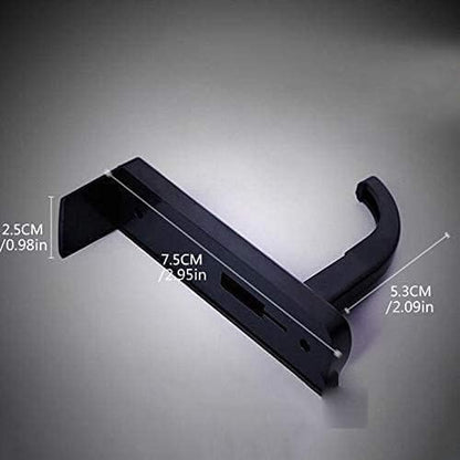 Black Headphone Holder Portable Size Headphones Stand Universal,Headphone Head Set Hanger Wall Hook PC Monitor Earphone Stand Rack Holder Rack,Headphones, Earbuds and Accessories,Accessories