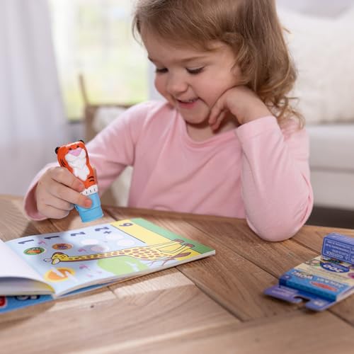 Melissa & Doug Sticker Wow!™ Tiger Bundle: 24-Page Activity Book, Refillable Sticker Stamper, Mini Pad, 500 Stickers, Arts and Crafts for Kids Ages 3+ - color: Tiger, size: Bundle