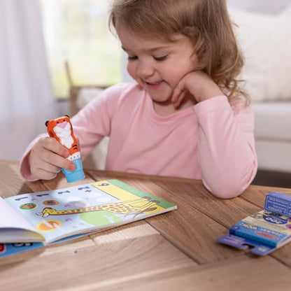 Melissa & Doug Sticker Wow!™ Tiger Bundle: 24-Page Activity Book, Refillable Sticker Stamper, Mini Pad, 500 Stickers, Arts and Crafts for Kids Ages 3+ - color: Tiger, size: Bundle